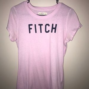 Pink Abercrombie $ Fitch top - L